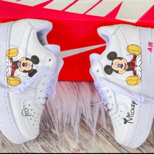 Tenis Infantiles De Mickey Mouse Blanco