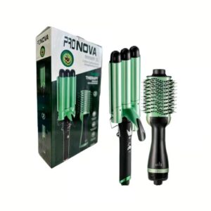 Combo Remington Cepillo Secador Pinza