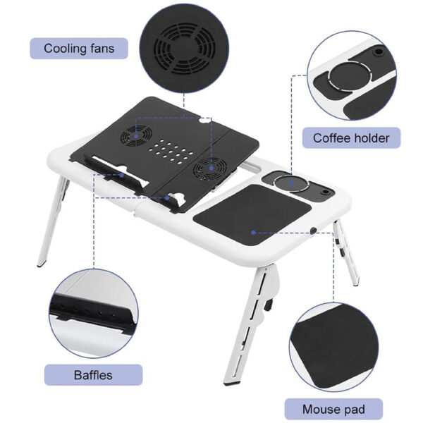 Mesa Plegable De Portátil Ventilador Usb - Image 7
